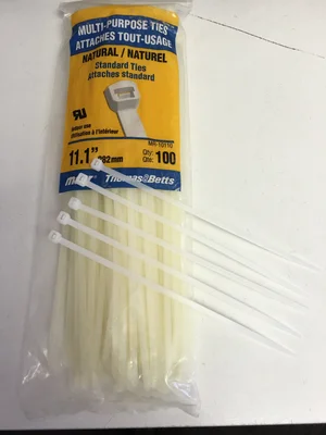 Package of natural-colour multi-purpose cable ties
